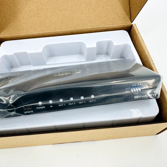 Binary 230 Series 1x4 HDMI Splitter & Clock Stretcher (B-230-HDSPLTR-1x4) NIB - Picture 7 of 9